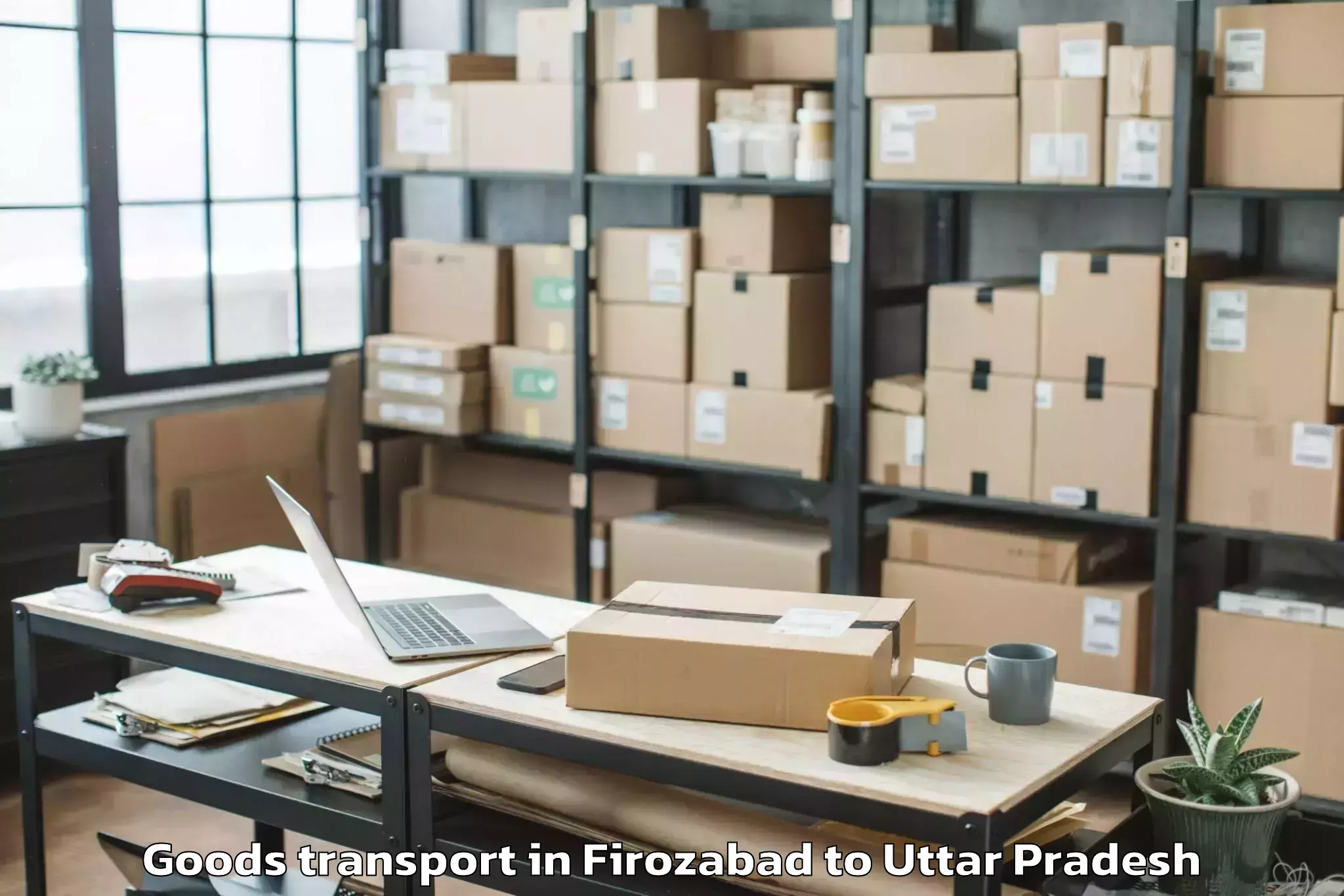 Easy Firozabad to Samthar Goods Transport Booking